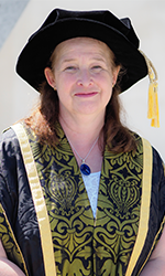 Prof. Penny Haughan VC Gowned